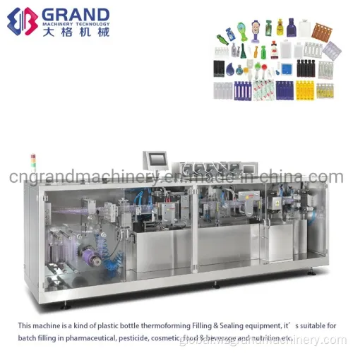 GGS-240P5  Liquid Filling Sealing Machine Toner Lotion Vial Blister Forming Packaging Machine Ggs-240 Manufactory